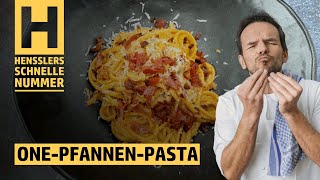 Schnelles OnePfannenPasta Rezept von Steffen Henssler [upl. by Ikuy]