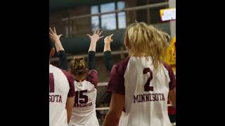 Gopher Volleyball  Iowa State Exhibition Recap [upl. by Latham]