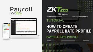 ZKPayroll  Payroll Rate Profile  How to Create [upl. by Arodoeht]