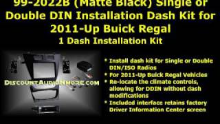 992022B 2011Up Buick Regal Single DIN amp DDIN Dash Kit Metra 992202b 99 2202b [upl. by Gerlac814]