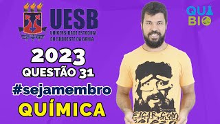 UESB 2023  Questão 31  Dentre as seguintes moléculas qual é aquela em que a estrutura de Lewis cor [upl. by Christoper177]