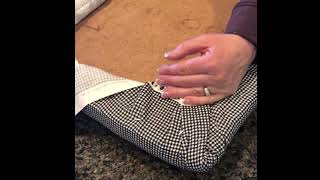 How to cover a dining room chair seat [upl. by Aennyl738]