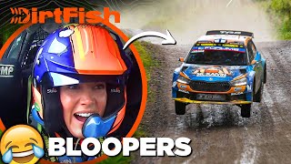 🤣 Bloopers amp Funny Moments from WRC Rally Finland 2024 [upl. by Nylsor]