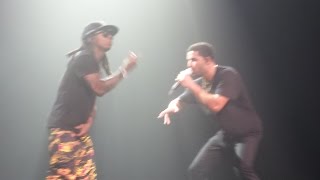 Drake vs Lil Wayne Concert Charlotte 2014 [upl. by Akinahs810]