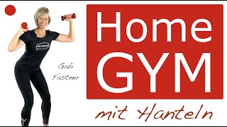 🏡🌶️40 min Home Gym  FullBody FigurWorkout mit Hanteln  für Fortgeschrittene [upl. by Scully]