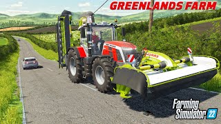 Greenlands Farming amp Contracting  Setting out into the grass  Farming Simulator 22 [upl. by Eiramadnil]