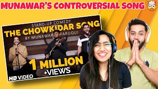 Munawar Faruqui  The Chowkidar Song  Stand Up Comedy  Parody Song  Reaction [upl. by Kiefer]