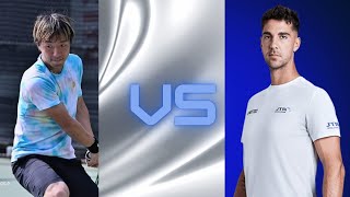 Hikaru Shiraishi 白石 光 Vs Thanasi Kokkinakis AUS2024 NSW Open [upl. by Dru580]