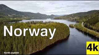 Norway in Spring A Stunning Aerial Journey Through the Land of Fjords and Mountains [upl. by Tolland]