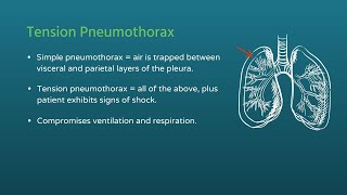 Chest Trauma Tension Pneumothorax [upl. by Giule150]