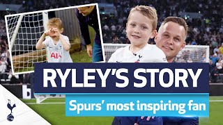 Spurs most inspiring fan 💙  Ryleys heartwarming journey to scoring at the North London Derby [upl. by Rorke167]