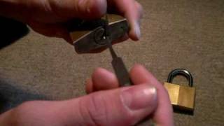 Lockpicking Abus 8550 Tutorial GermanDeutsch Schloss Knacken [upl. by Yrneh284]