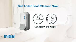 Initial Toilet Seat Cleaner [upl. by Macur]