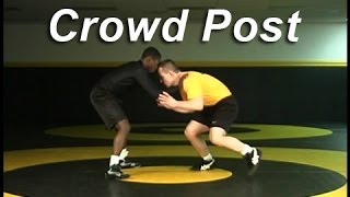 Crowd Post Double Leg  Cary Kolat Wrestling Moves [upl. by How]