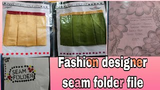 Art n design fashion designing classes  Seam folder file fashion designer [upl. by Andy]