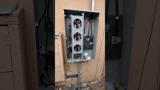 300 amp meter electrical panel installation [upl. by Audley]