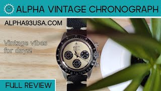 Alpha Chronograph Full Review [upl. by Winonah]