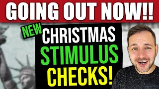 YES NEW Christmas Stimulus Checks Going Out NOW LowIncome Social Security  More [upl. by Josh]