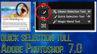 quick selection tool Adobe Photoshop 70 [upl. by Eile560]