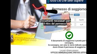 il Permesso di soggiorno pronto per il ritiroUfficio Immigrazione della Questura [upl. by Weider653]