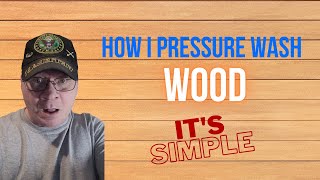 How to Pressure wash a wood deck [upl. by Ithsav]