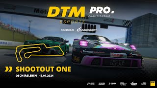 Shootout 1  Motorsport Arena Oschersleben  DTM eSports  ReLive [upl. by Ailemor]