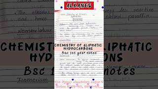 Alkanes  Chemistry of Aliphatic Hydrocarbons vbu chemistry organicchemistry class fyugp NEP [upl. by Asylla]