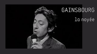 Serge Gainsbourg  La Noyée  Piano Solo [upl. by Gathers]