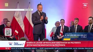 Karol Nawrocki w Raciborzu CPK da szansę scalić ziemie z trzech zaborów  całe spotkanie [upl. by Rennug]