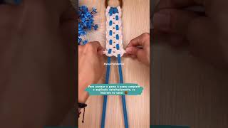 Prendedor de cortina em macrame passo à passo diy macrametutorial macramepassoapasso macrame [upl. by Hance400]