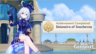 Deianeira of Snezhevna  Achievement  Local Legends  Patch 42  Genshin Impact [upl. by Aiykan652]