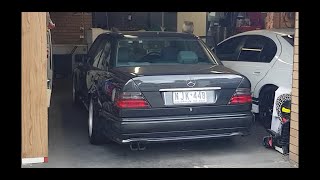 W124 AMG 30 m103 swap hard revs [upl. by Aynwad]