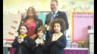 Conor Burns MP visits Kinson Primary School [upl. by Seravart]