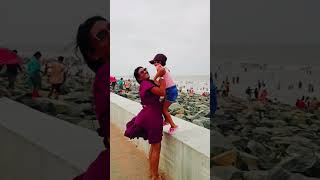 Traveling desi । Travel। Digha । viral sea beach travel shorts ytshorts youtube love desi [upl. by Annaicul]