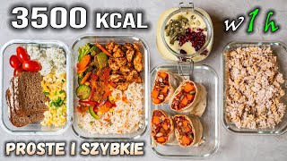 Profesjonalny DZIEŃ JEDZENIA 3500 kcal  Samodzielny Catering Dietetyczny [upl. by Ahsram]