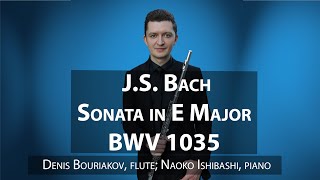 JS Bach Flute sonata in E major BWV 1035 [upl. by Gilbart]