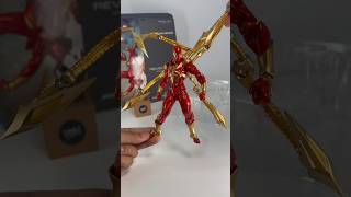 Revoltech Iron Spider Unboxing📦 spiderman actionfigures unboxing revoltech spiderverse fyp [upl. by Bivins]