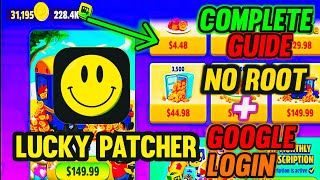 LUCKY PATCHER FULL TUTORIAL 2024  INAPP PURCHASES  GOOGLE LOGIN ALLOWED  No Root Working 100 [upl. by Delanie]