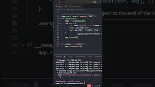 Build a CRUD API with Flask in 5 Minutes Quick Python Backend Tutorial p4 python [upl. by Ide834]