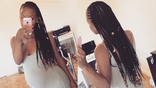 EASY quotFeed Inquot Braids  GET THE LOOK WITHOUT THE WORK [upl. by Thackeray]