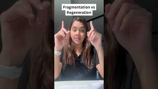 Difference Between Fragmentation amp Regeneration shorts biology class10 [upl. by Nagiam]