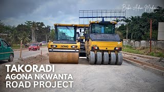 Update On The Ongoing Takoradi To Agona Nkwanta 36Km Road Project [upl. by Petronille]