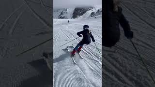 SaasFee October 2020 free skiing [upl. by Cullin]