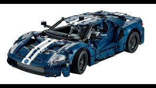 LEGO 42154 2022 Ford GT Speed Build [upl. by Ahsenyl]