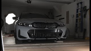 M340i LCI Front Lip Install [upl. by Ennagroeg]