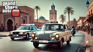 GTA SA MAROC 2 😂🤣 روونتها مع البوليس او أنا خدام فالطاكسي [upl. by Hilliard]