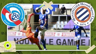 Strasbourg vs Montpellier  LIGUE 1 HIGHLIGHTS  592021  beIN SPORTS USA [upl. by Sadye59]