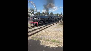 Garratt 6029 on the rear trains steamtrain [upl. by Awhsoj]