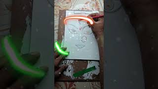 How to draw seting a जय मां दुर्गा drawing jaymatadi drawing [upl. by Rubliw16]