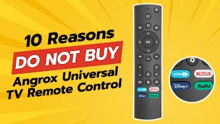 DONT BUY Angrox Universal TV Remote Control BEFORE WATCHING THIS 😱 10 Reasons [upl. by Berty]